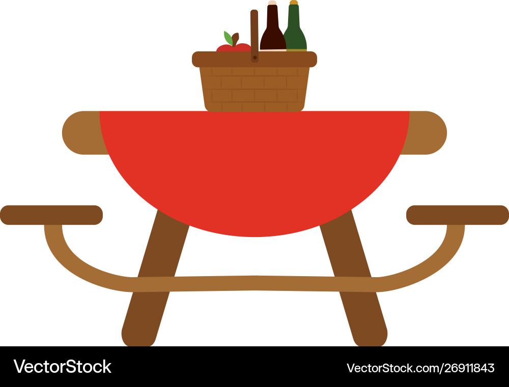 Abstract picnic object Vector Image