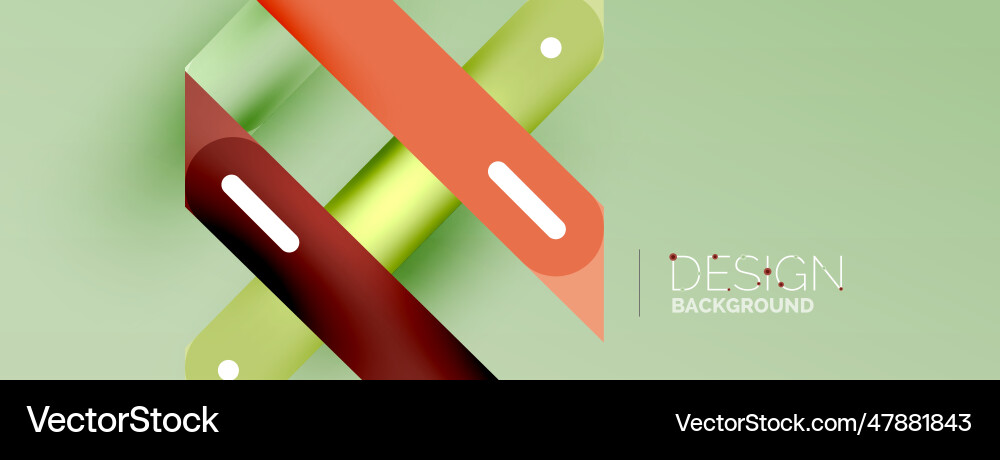 Background overlapping lines dynamic Vector Image