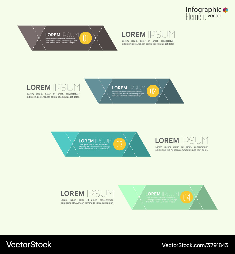 Comparative chart with templates for presentation vector image