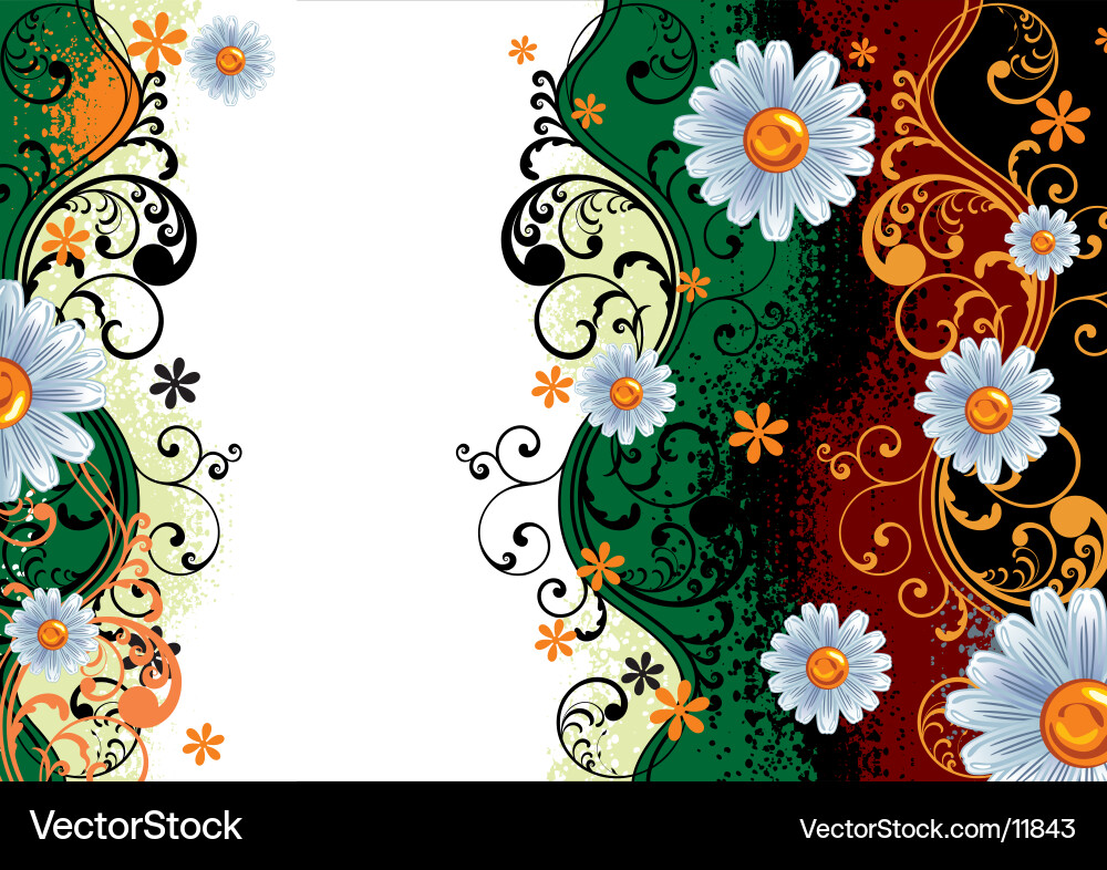 Flowers background Royalty Free Vector Image - VectorStock