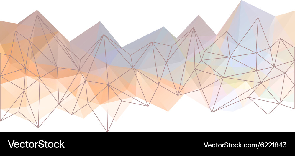 Geometric Triangle Pattern Vector Image