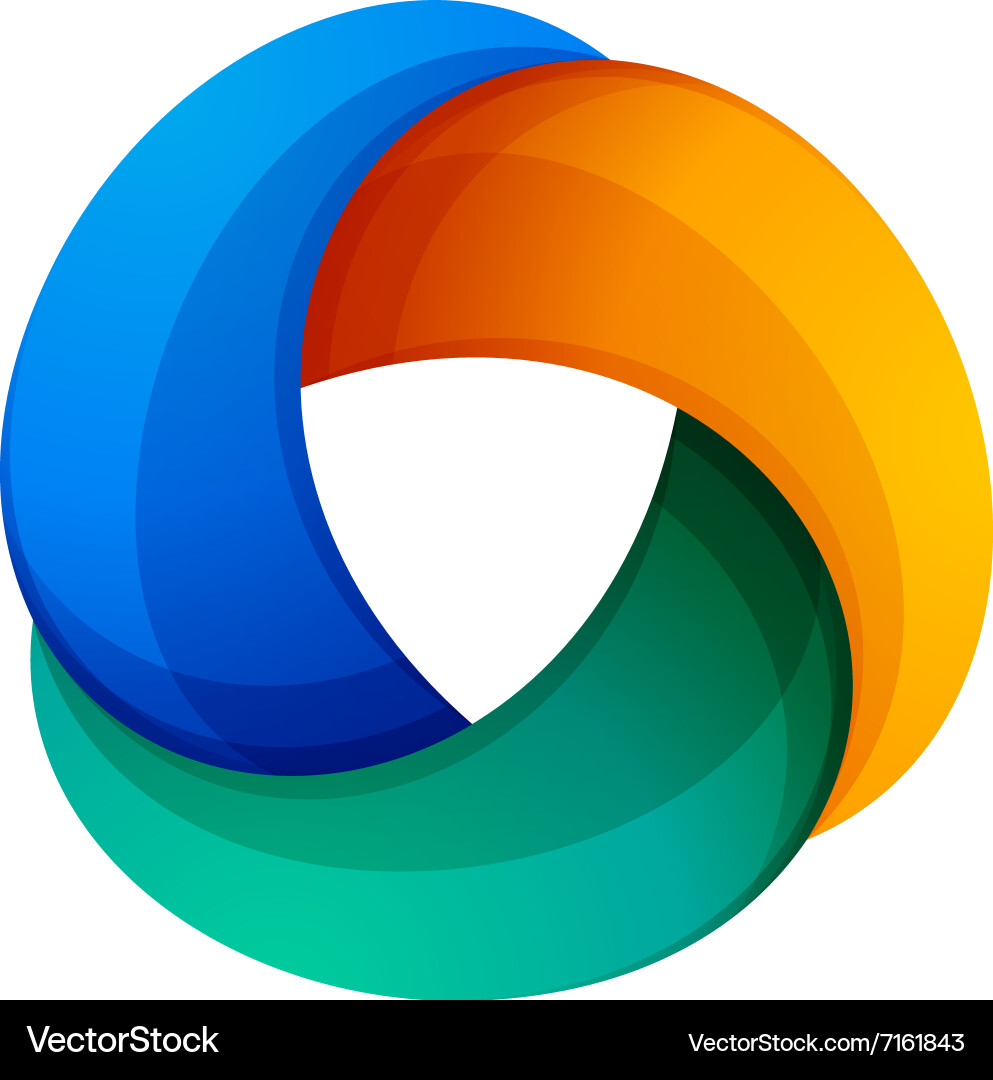 Infinite Loop Logo Vector Image