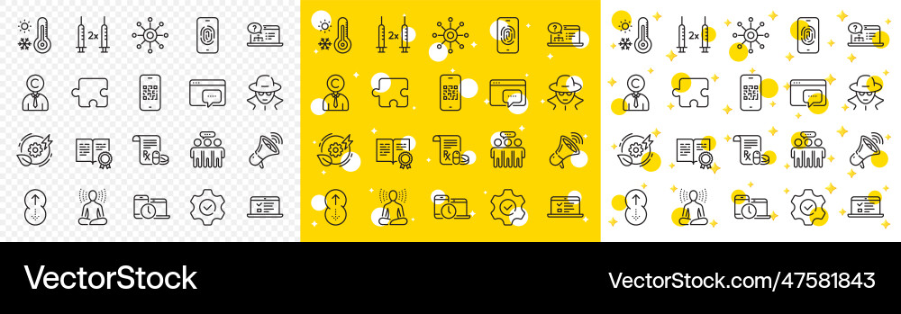 Outline web lectures execute and multichannel Vector Image