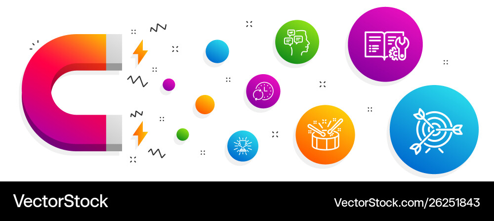 Update time messages and trophy icons set Update time messages and trophy icons set vector image