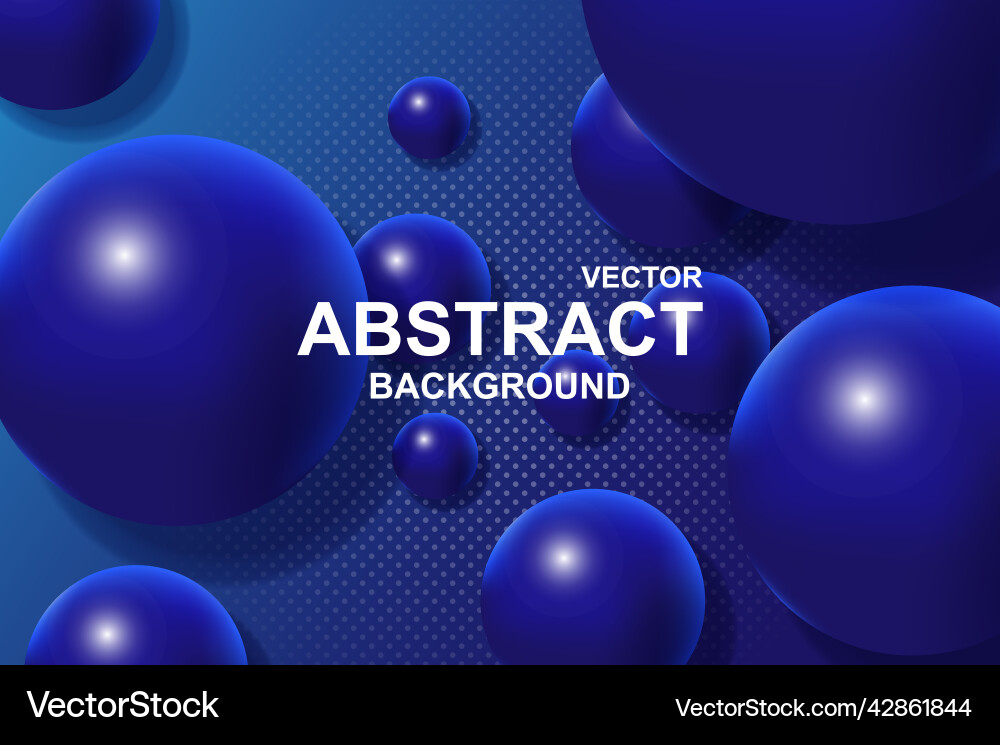 Abstract 3d realistic background with dynamic vector image