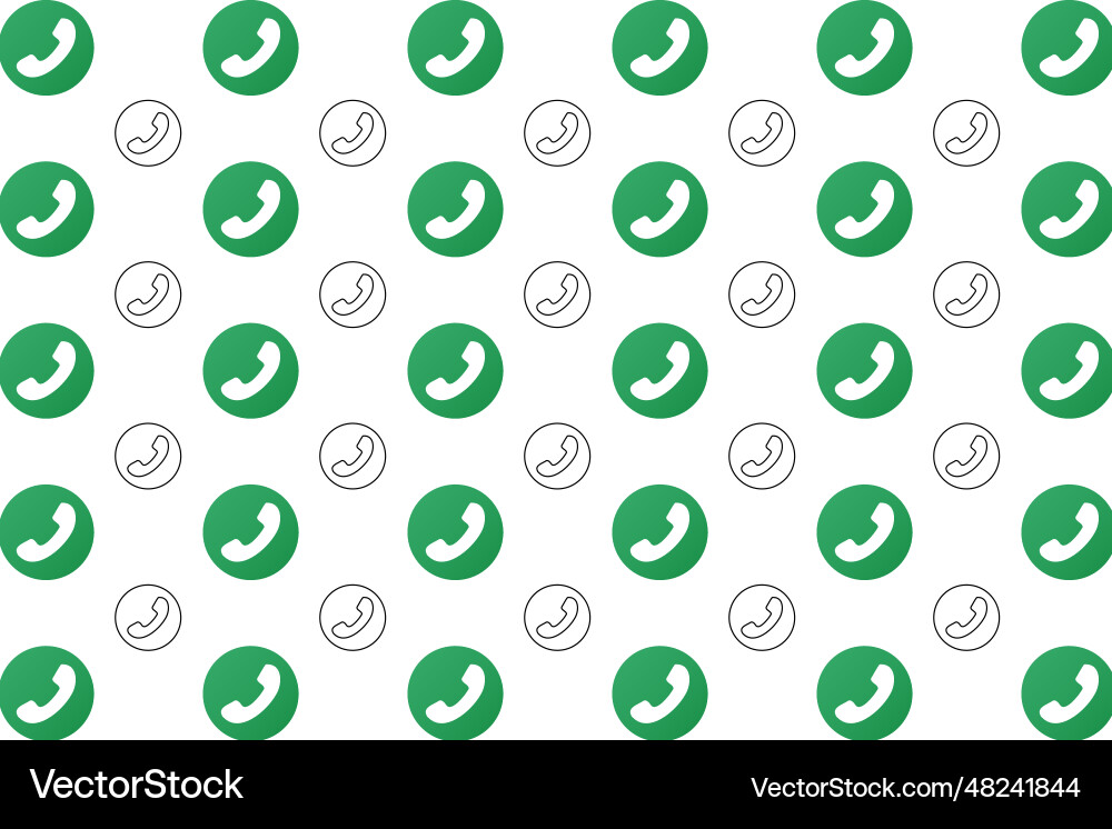 Abstract accept call pattern background Abstract accept call pattern background Vector Image