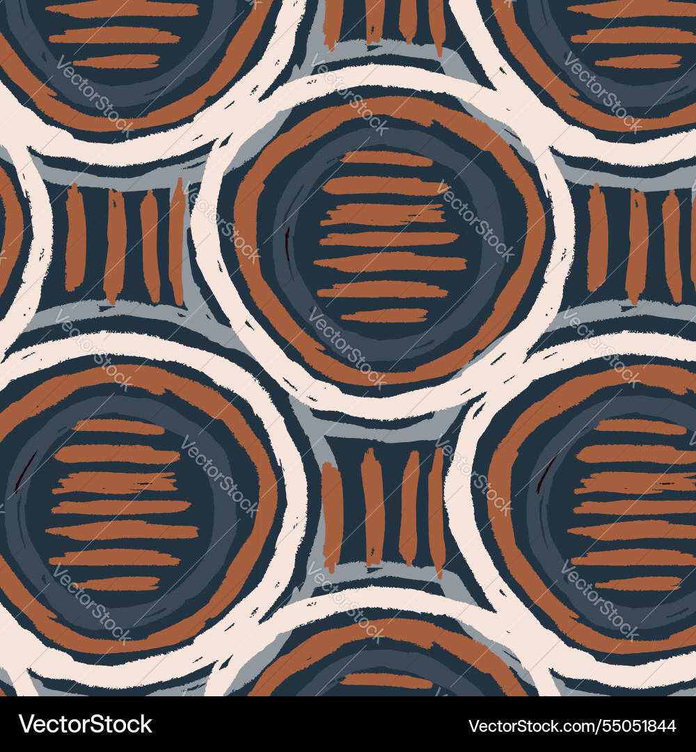 Abstract Circle Pattern Vector Image