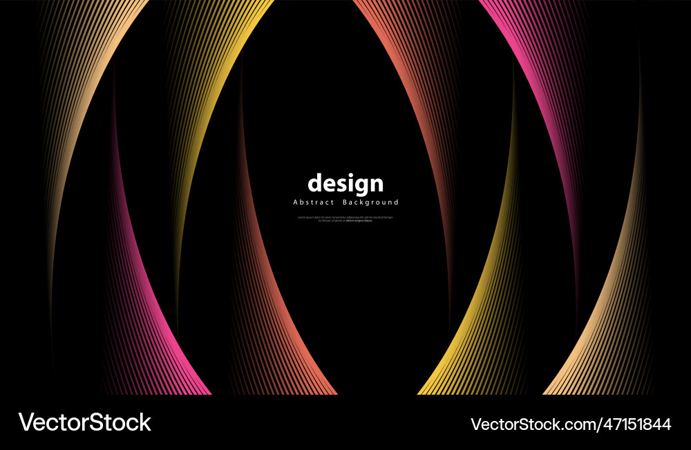 Abstract colorful wave line background curve Abstract colorful wave line background curve vector image