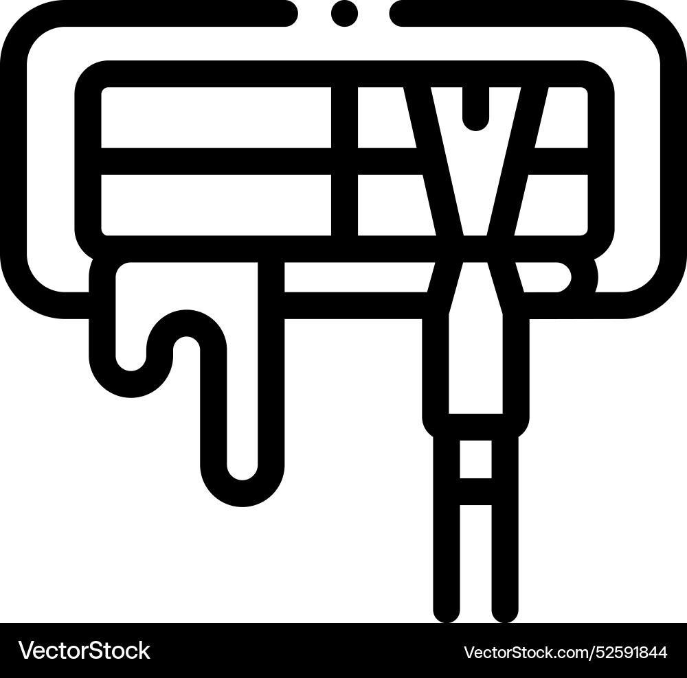 Cleaning icon thin linear style design isolated Cleaning icon thin linear style design isolated vector image