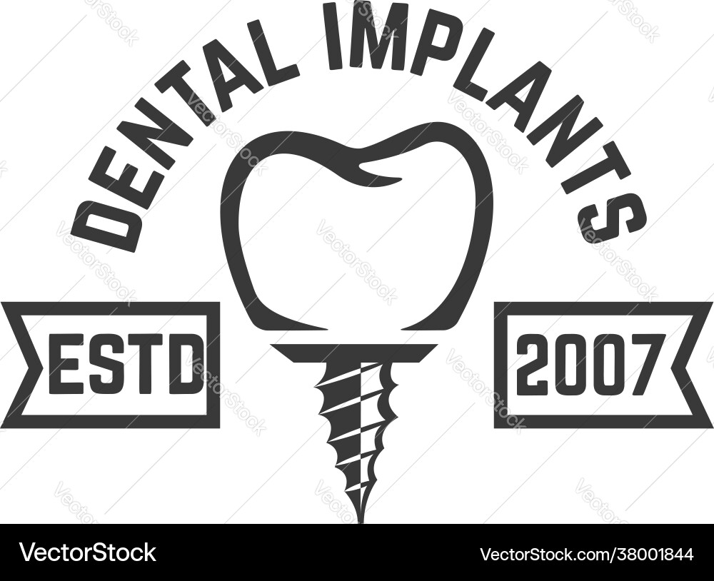 Dental clinic emblem template design element Dental clinic emblem template design element vector image