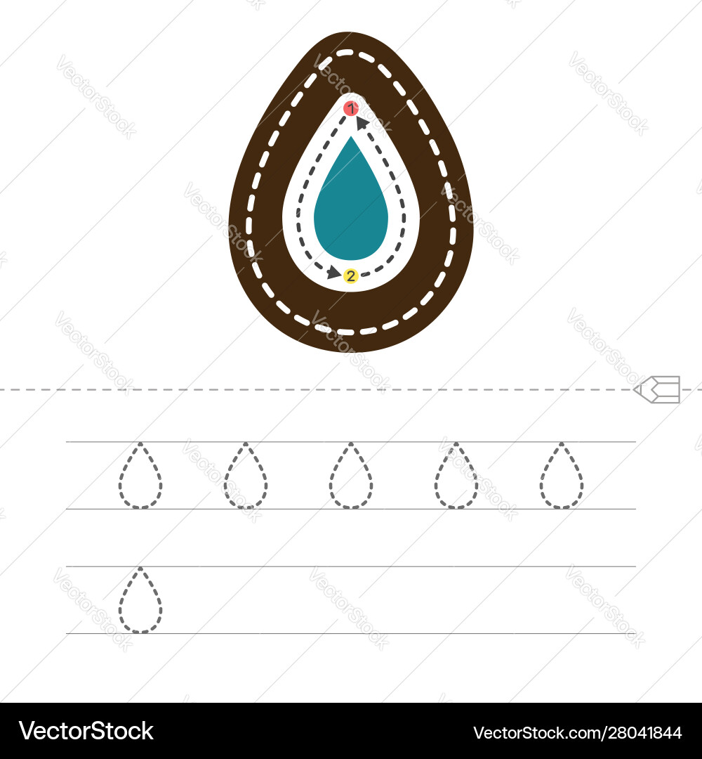 Draw an drop Draw an drop vector image