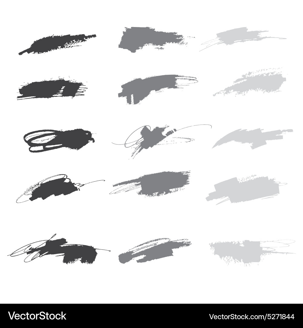 Hand Drawn Textures & Marks Vector Image
