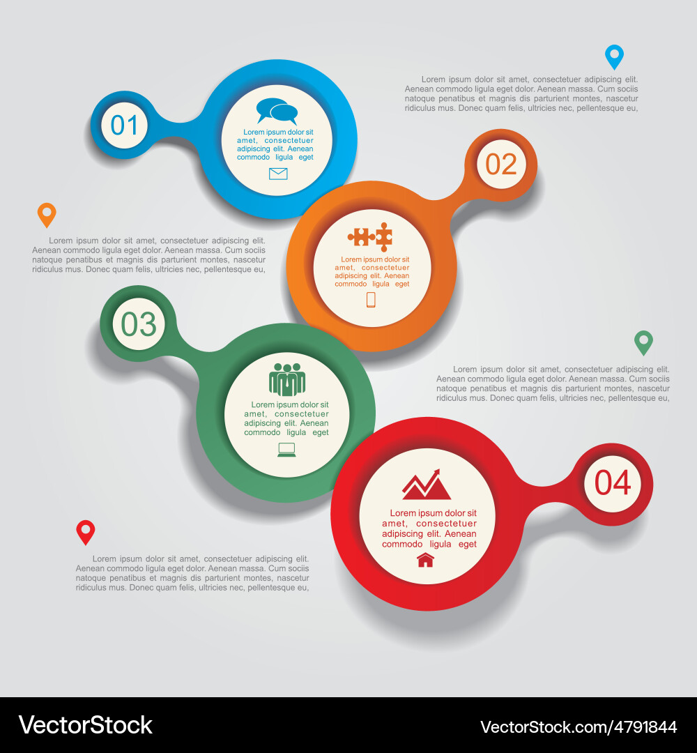Modern Infographic Template vector image
