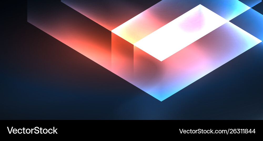 Neon shiny color lines background abstract Vector Image