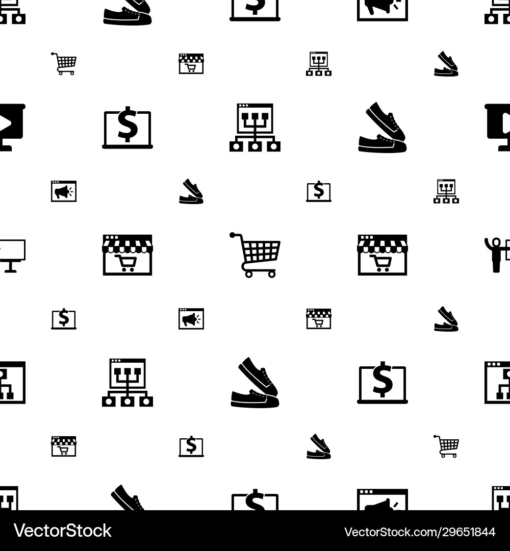 Training icons pattern seamless included editable vector image