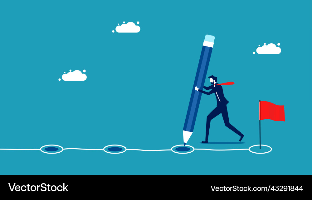 Work process track the progress of project Work process track the progress of project vector image