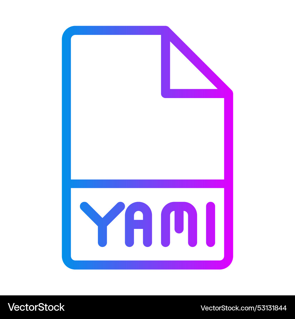 Xml document file type stylish gradient icons Xml document file type stylish gradient icons Vector Image