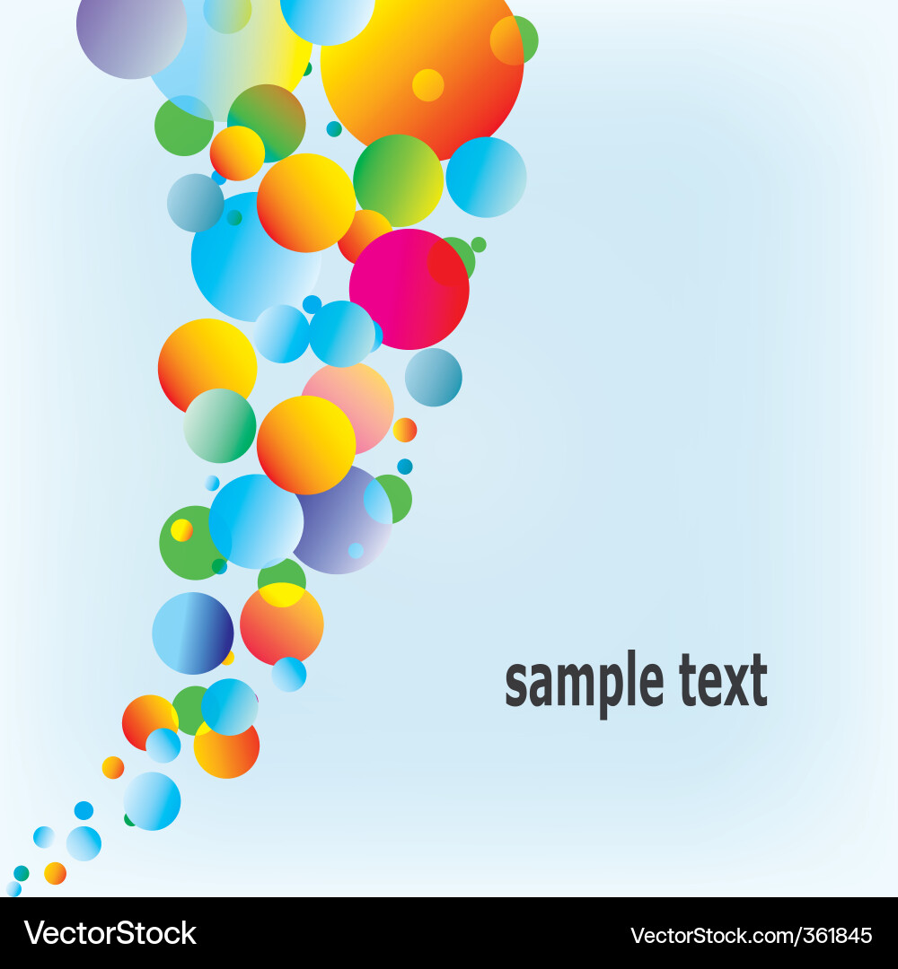 Abstract Multicolored Background Vector Image
