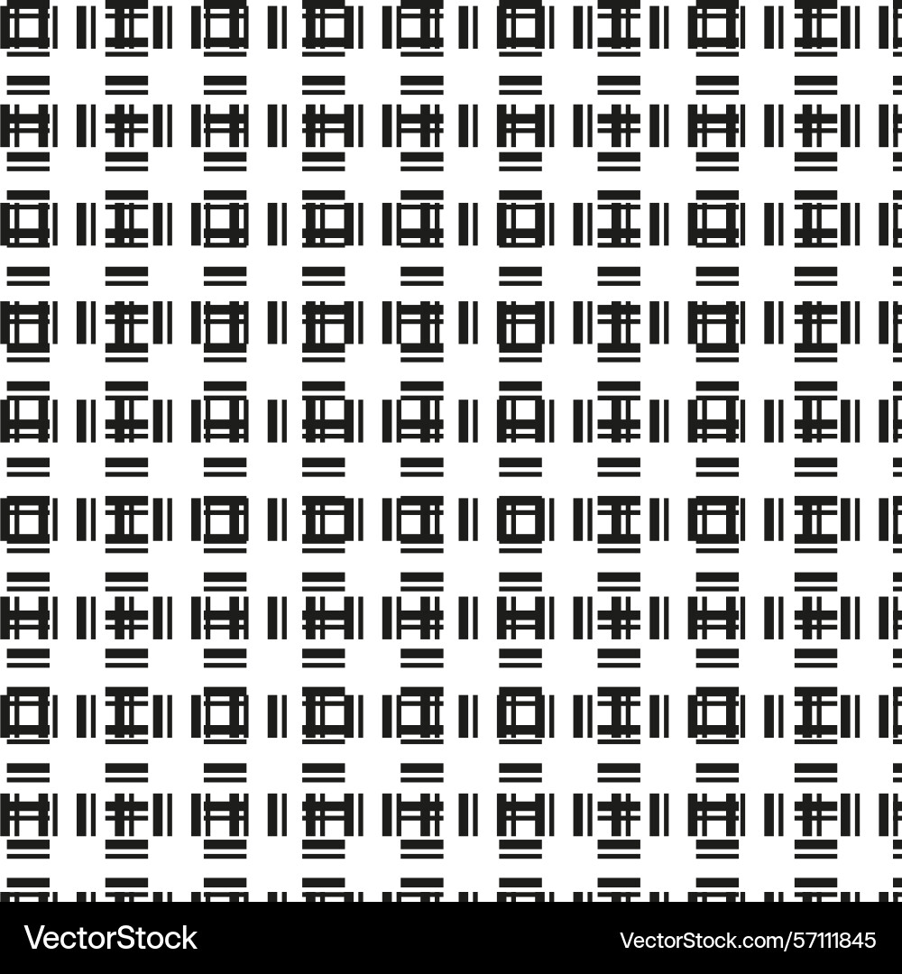 Checkered abstract pattern monochrome square Checkered abstract pattern monochrome square Vector Image