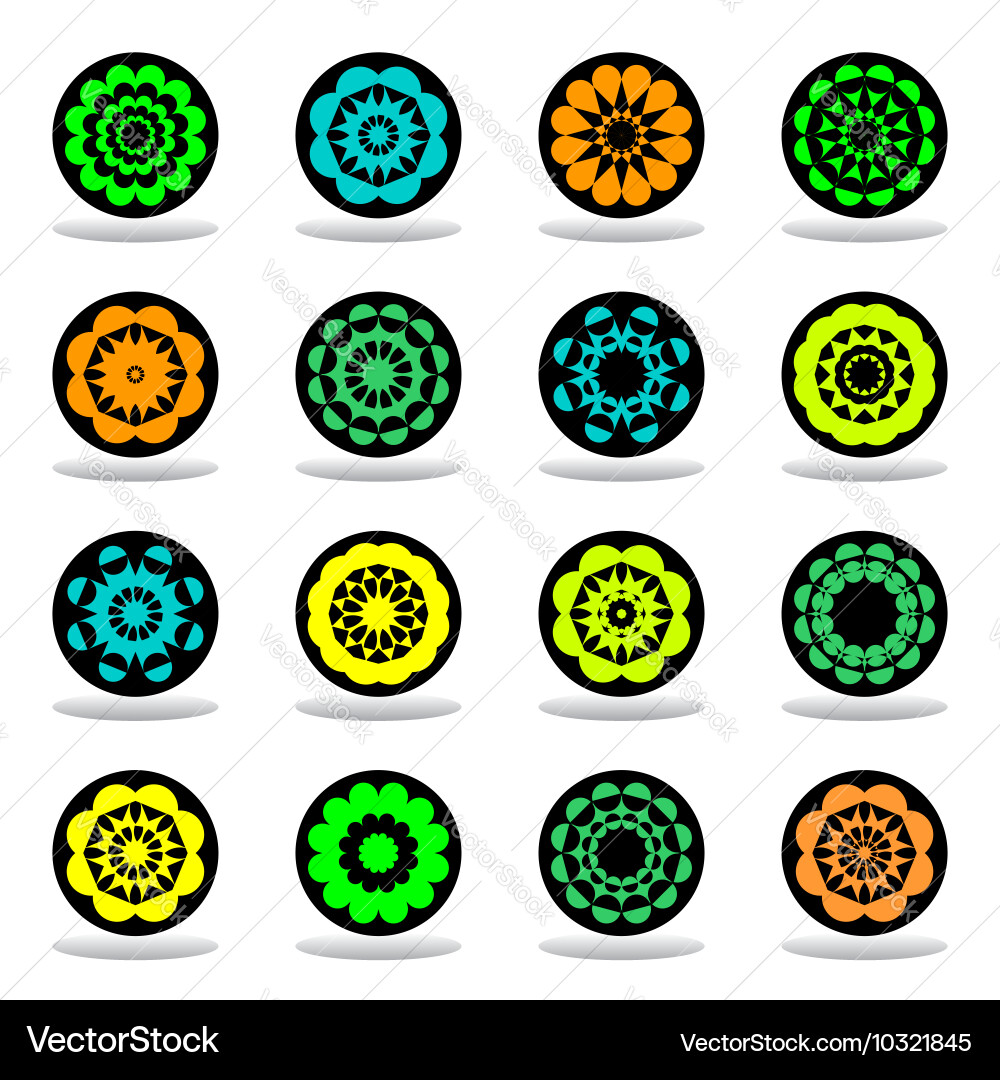 Design elements set Vector Image