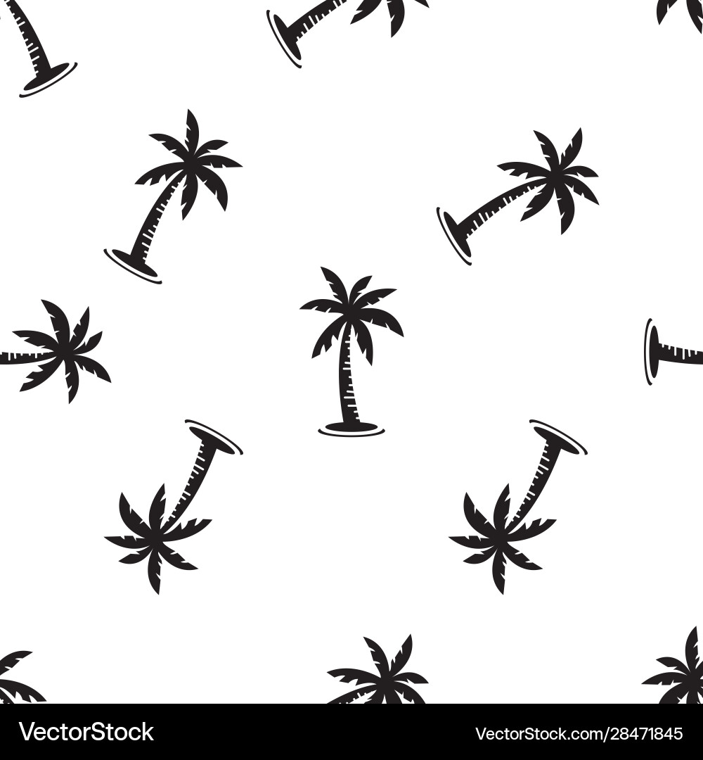 Seamless pattern with palm can use for textile Vector Image