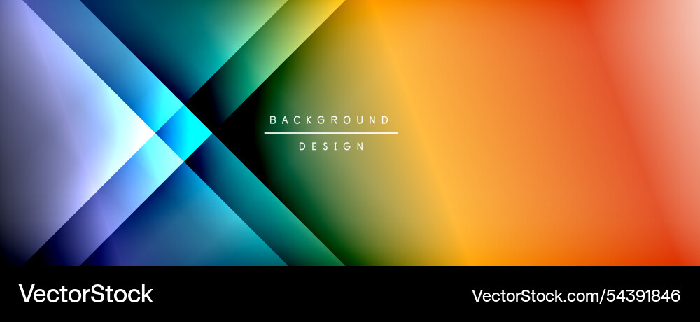 Colorful gradient with lines made of shadow Vector Image