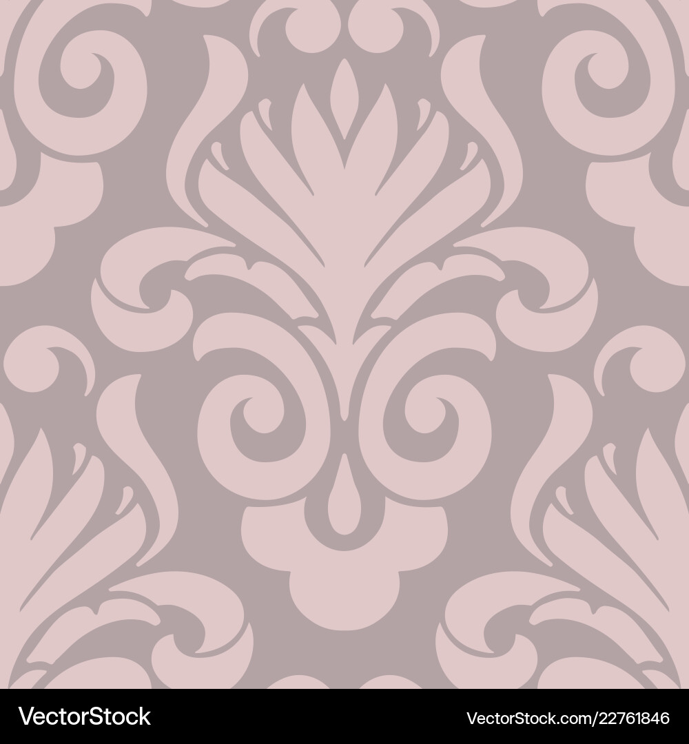 Damask Pattern Element vector image