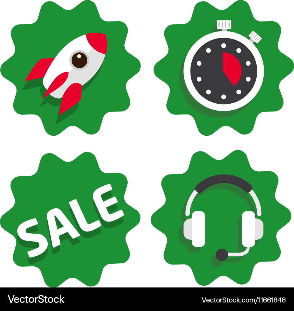 Flat icon for web design vector image