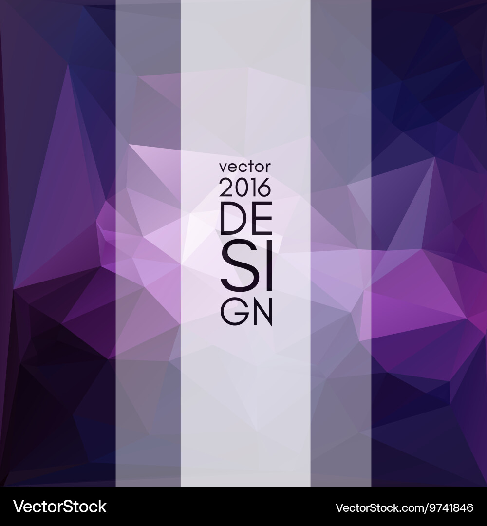 Geometric triangular abstract background vector image