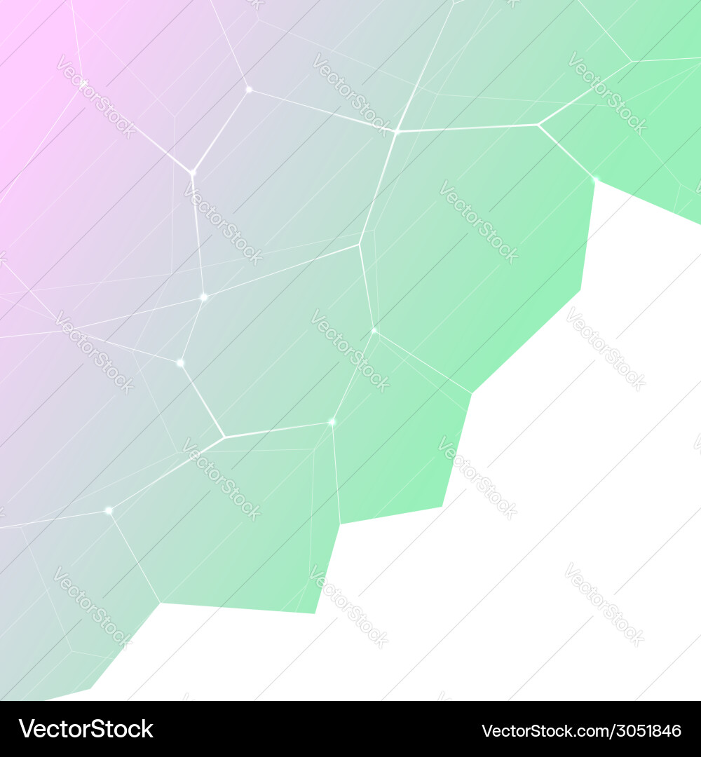 Hipster gradient crystal structure background Vector Image