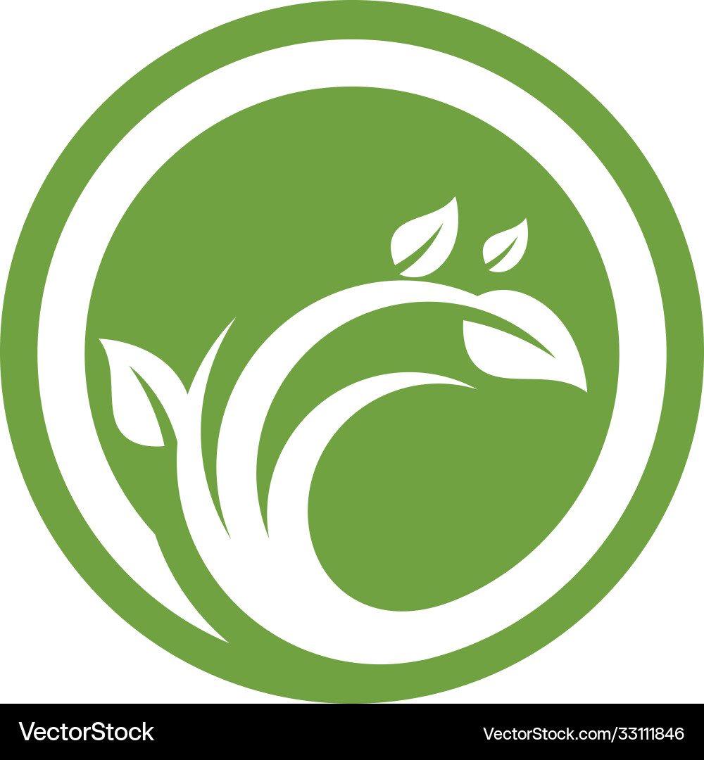 Logos grün Baum Blatt Ökologie Natur Logos grün Baum Blatt Ökologie Natur vektorbild