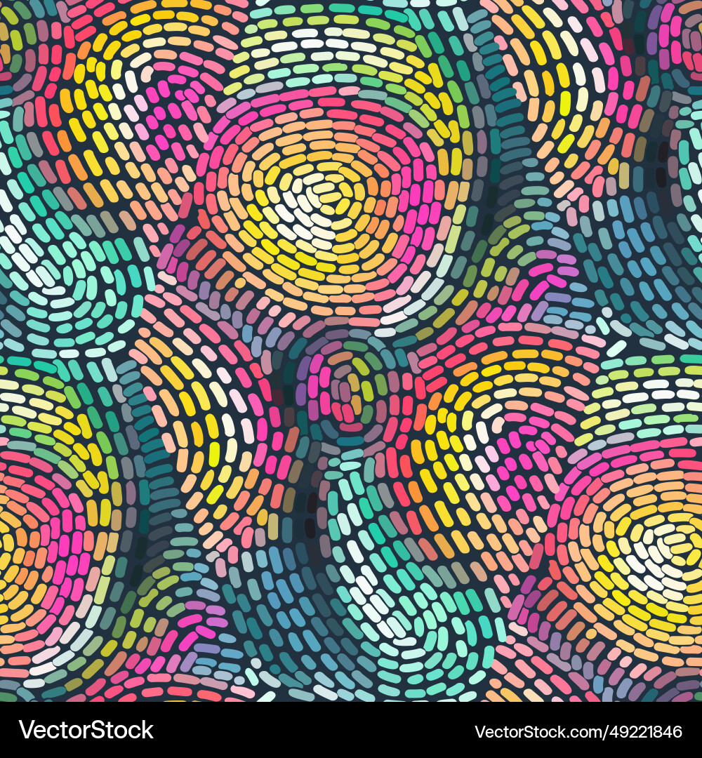 Multi-color mosaic background seamless pattern Vector Image
