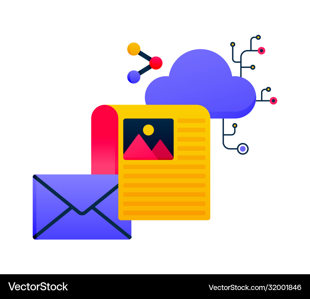 Network logos design for cloud database server Network logos design for cloud database server vector image