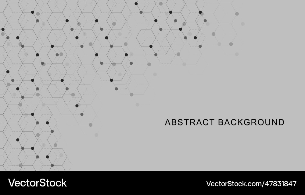 Digital geometric background with hexagons Digital geometric background with hexagons vector image