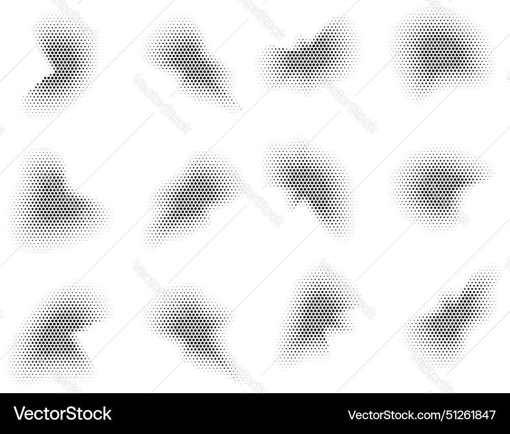 Halftone star pattern reprographic technique vector image