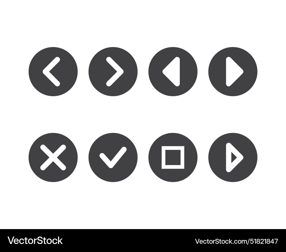 Hamburger menu icon buttons for website ui Vector Image