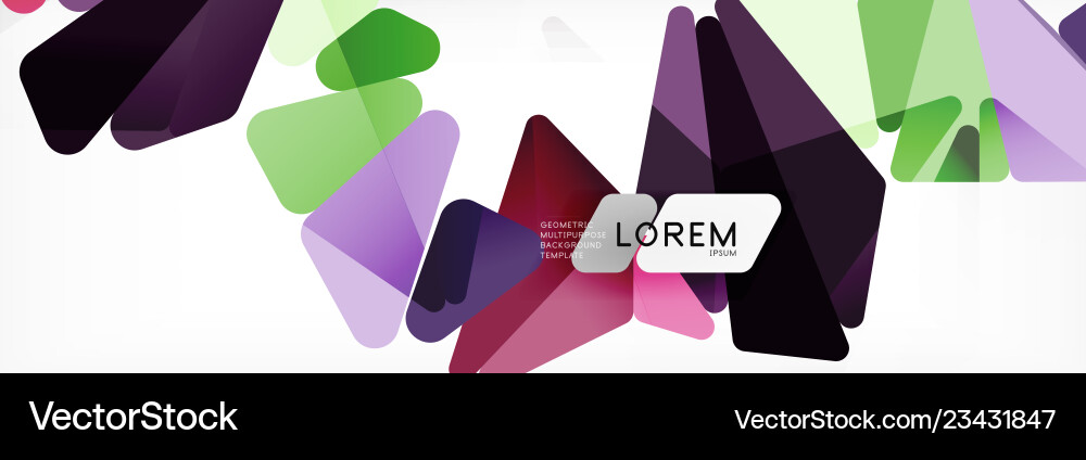 Mosaic triangular low poly style abstract Mosaic triangular low poly style abstract vector image