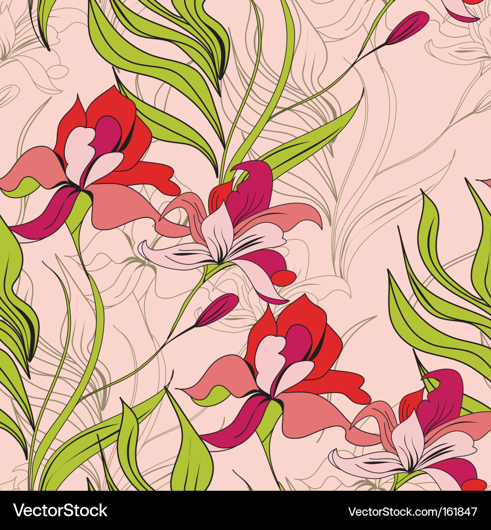Spring seamless pattern Vector Image