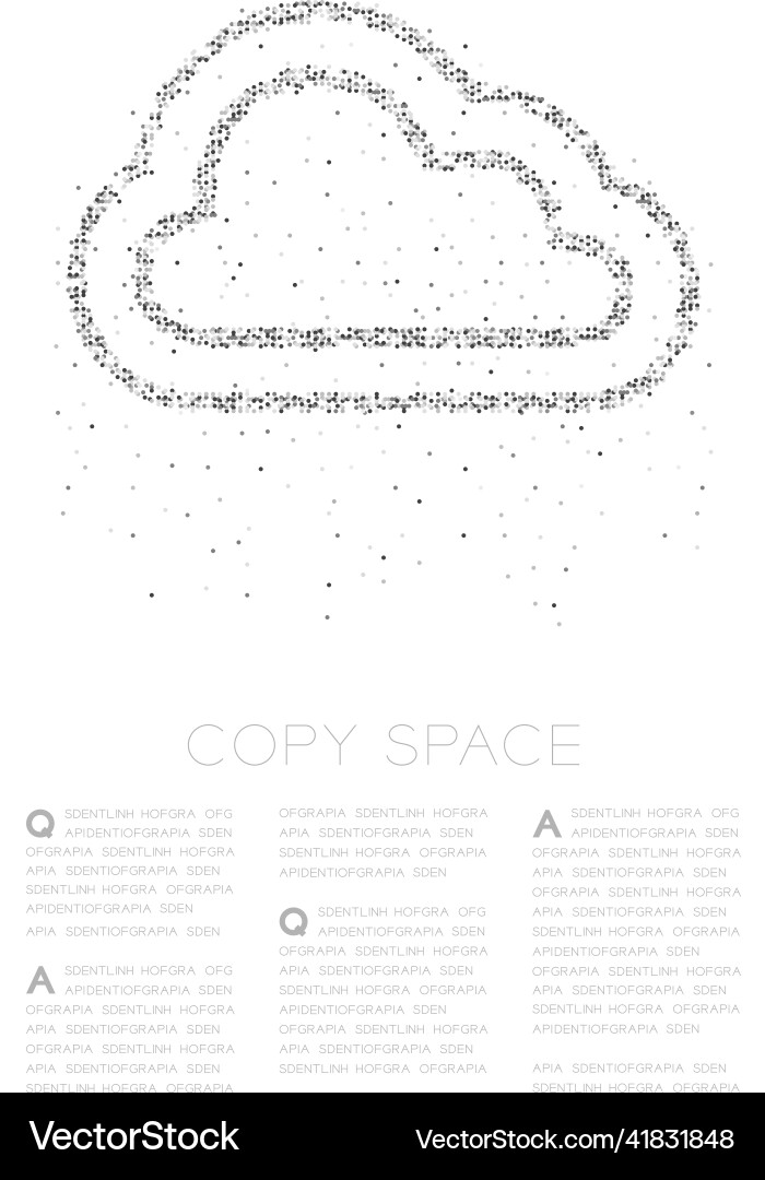 Abstract geometric circle dot molecule particle Abstract geometric circle dot molecule particle vector image