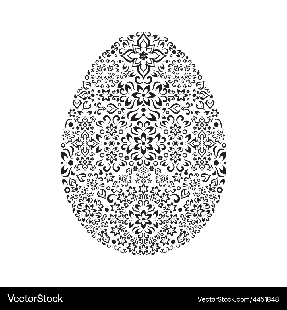 Easter egg Royalty Free Vector Image - VectorStock