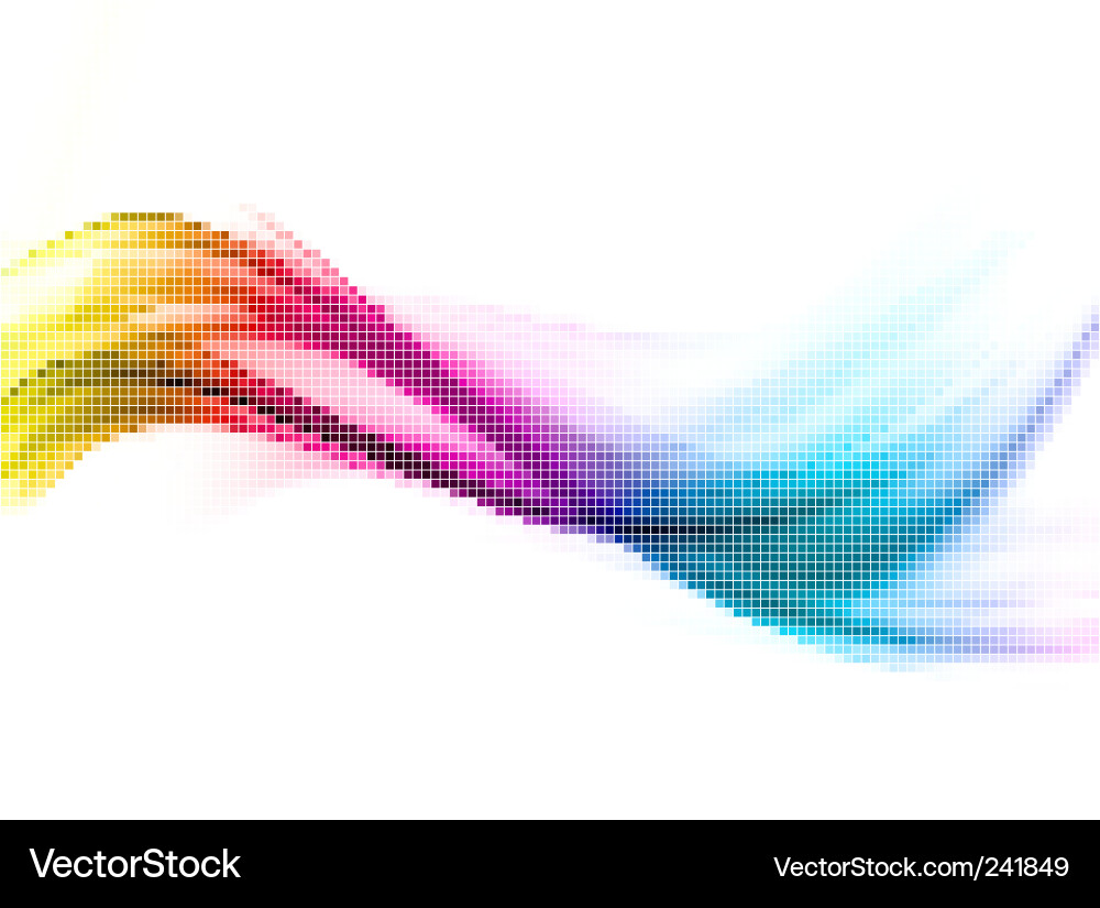 Chromatic Waveform Vector Image