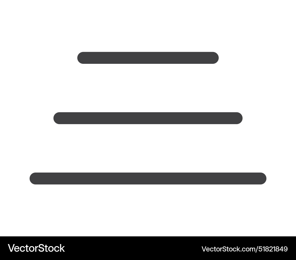 Hamburger menu icon buttons for website ui Hamburger menu icon buttons for website ui vector image