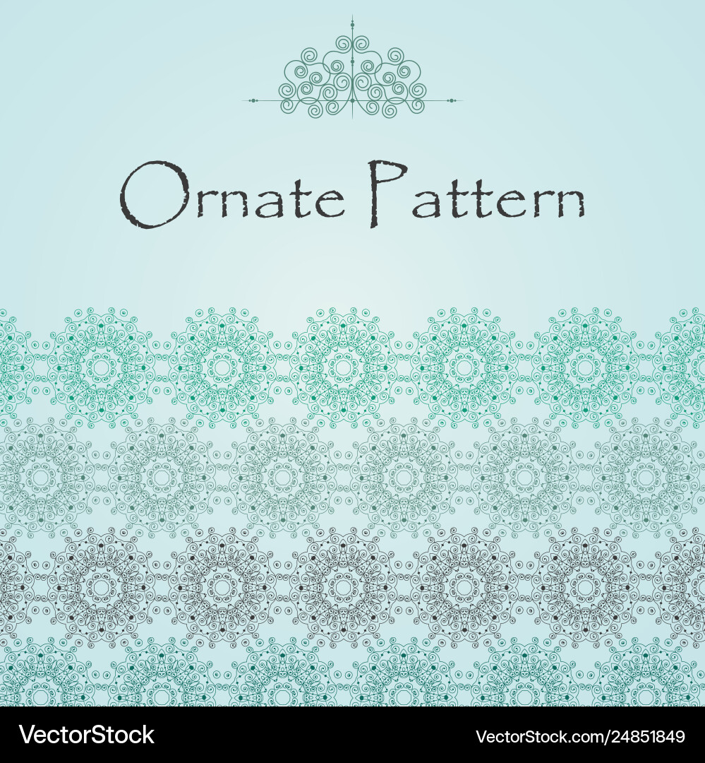 Ornament design from linear elements Ornament design from linear elements vector image