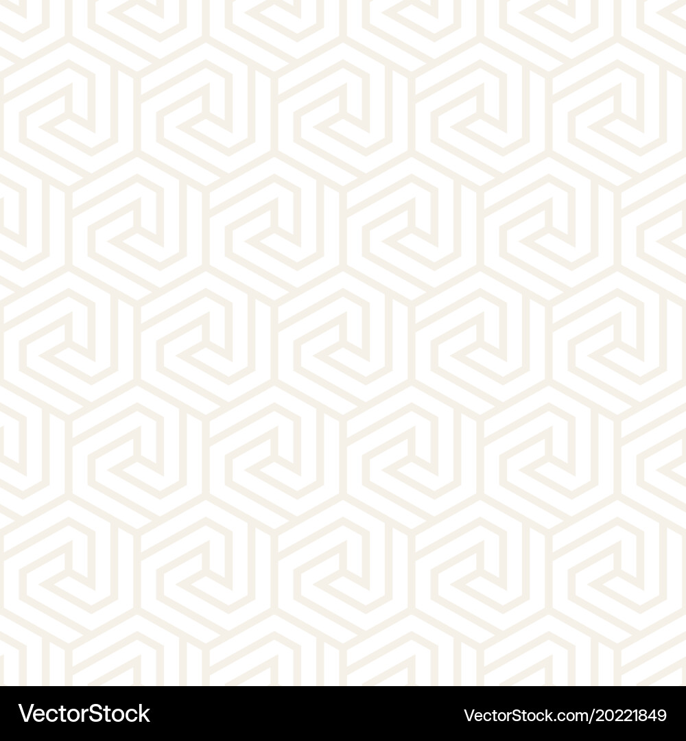 Subtle Hexagonal Grid Pattern vector image