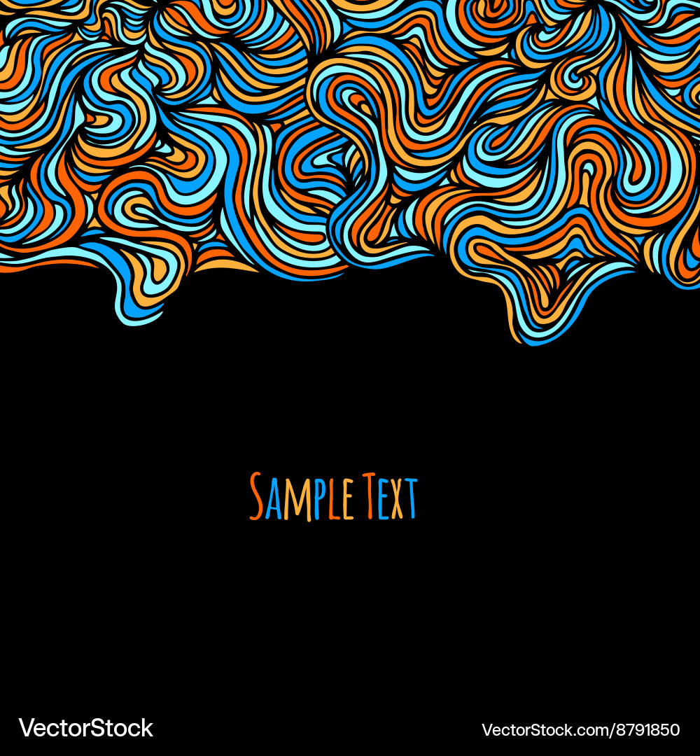 Abstract Wave Pattern Background vector image