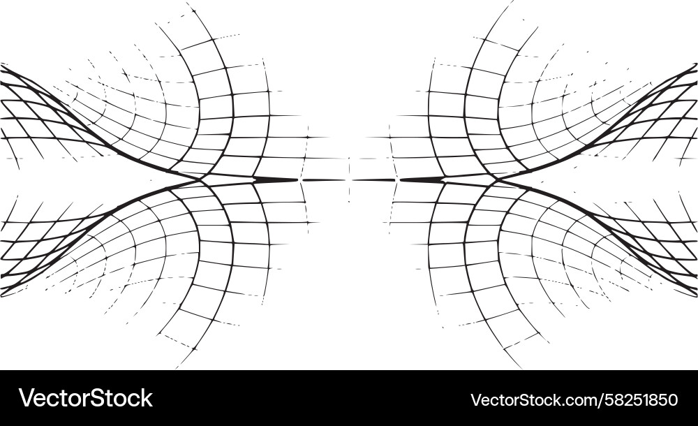 Geometric Waveforms Symmetry Pattern Vector Image