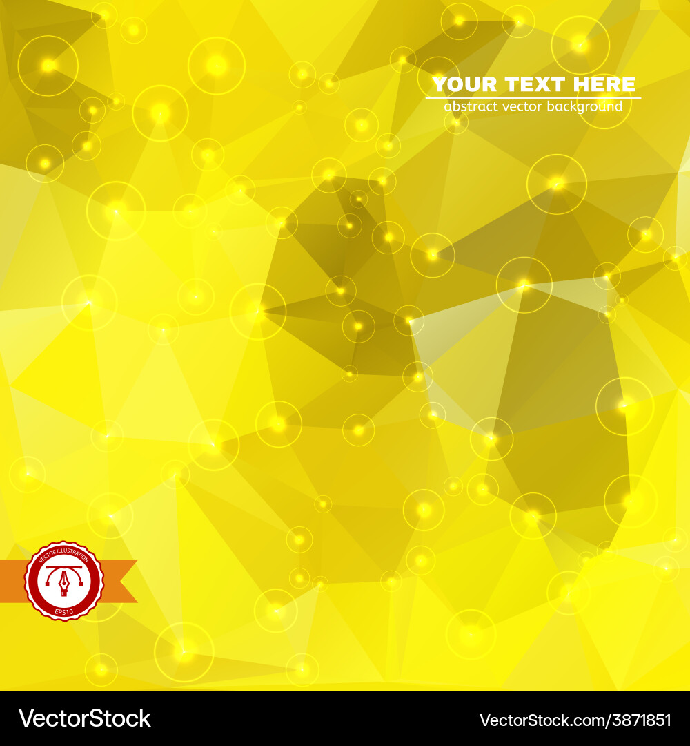 Abstract colorful triangles background vector image