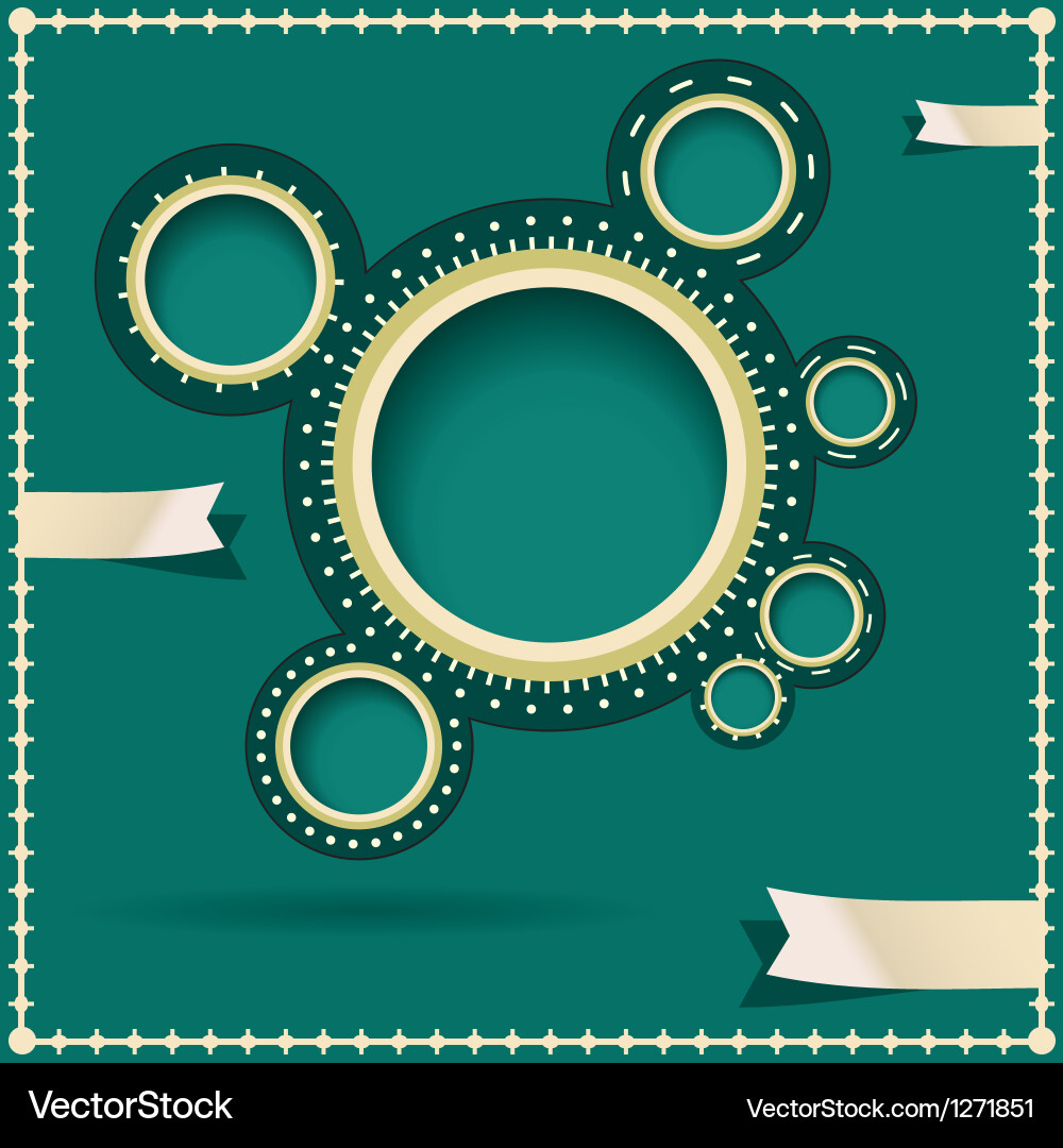 Abstract web design bubble vector image