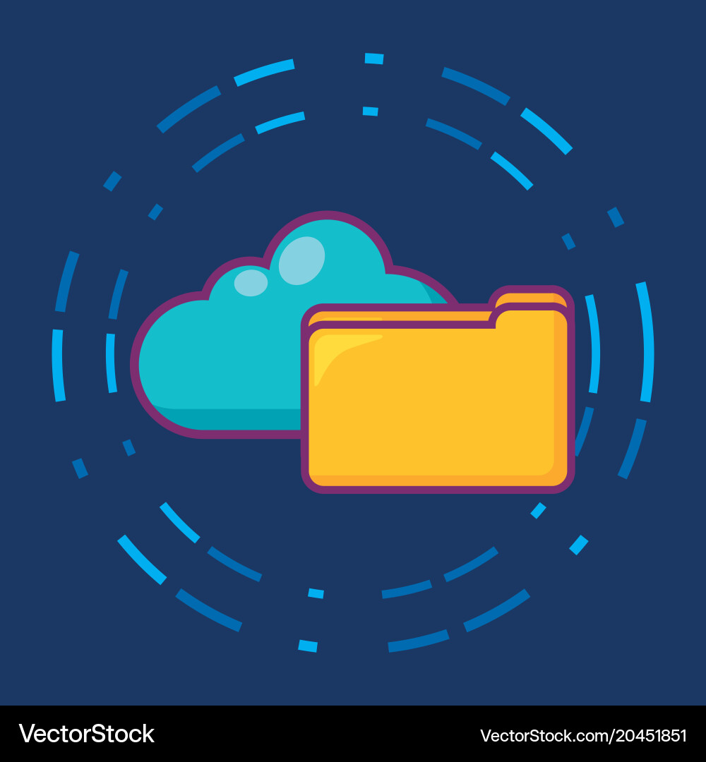Big data design vector image