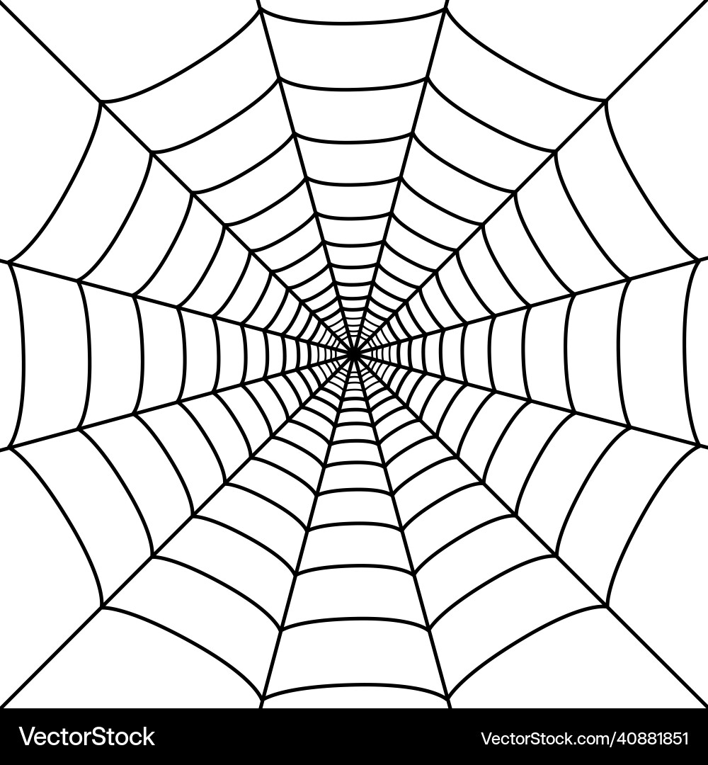 Black cobweb on white background spider web Black cobweb on white background spider web vector image